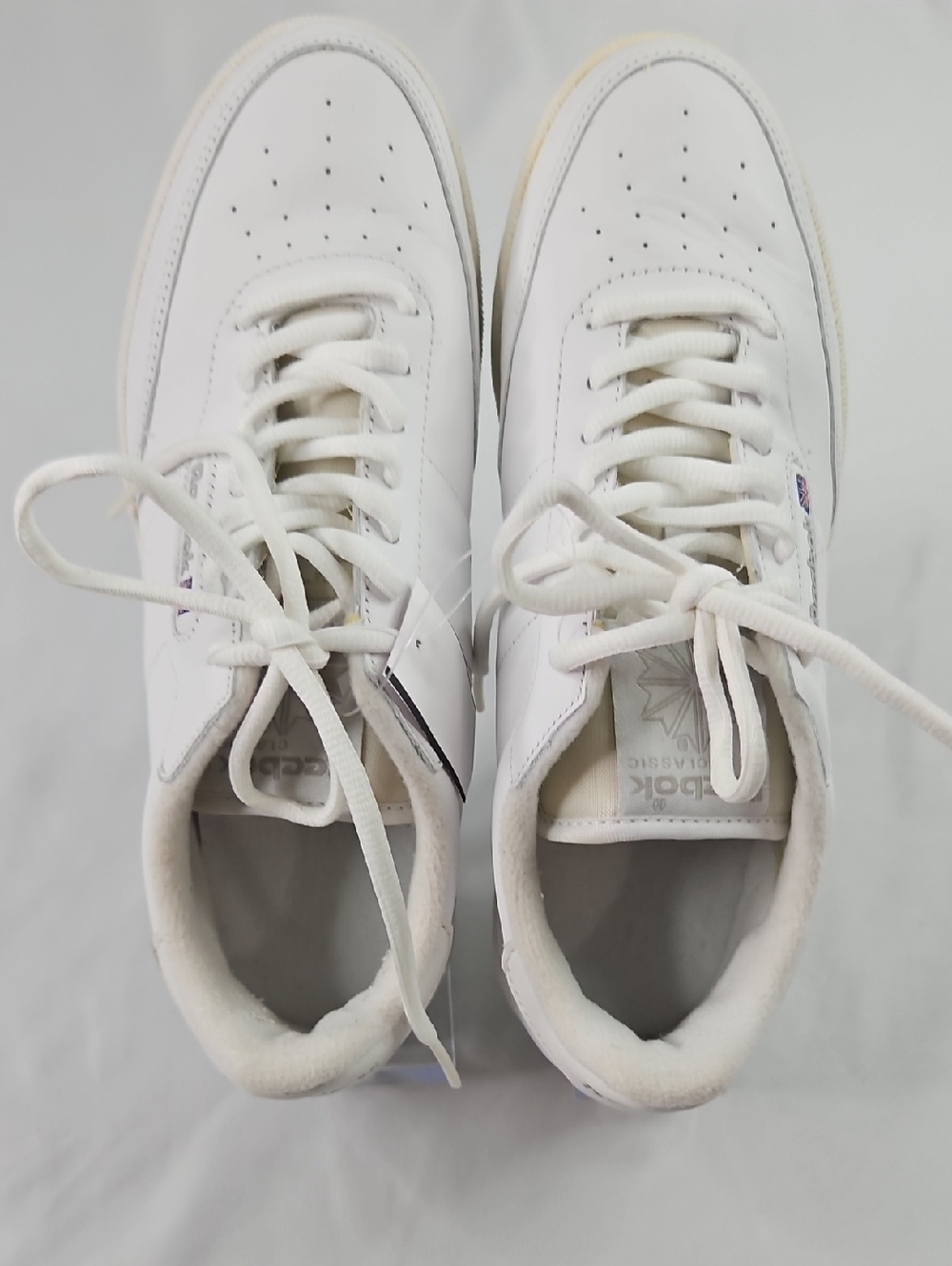 Reebok Club C Double Geo White  Sneakers Women’s  Size 8 NWT